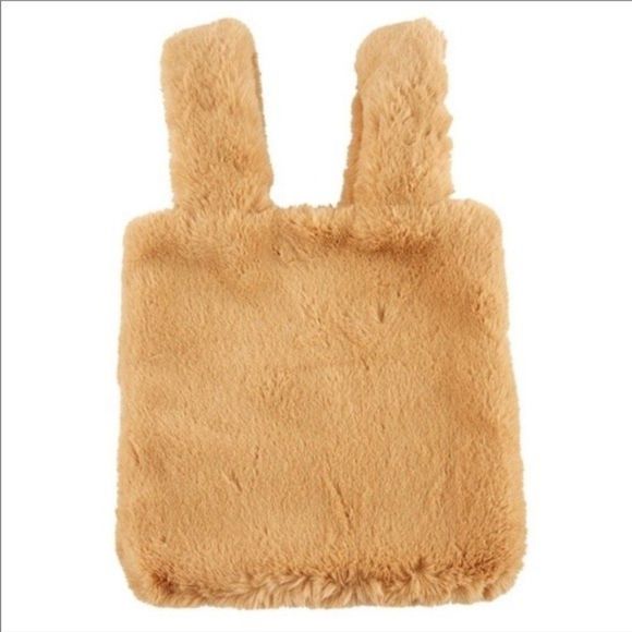 Unhide Lil Fluffy Faux Fur Tote Bag - Picture 1 of 8